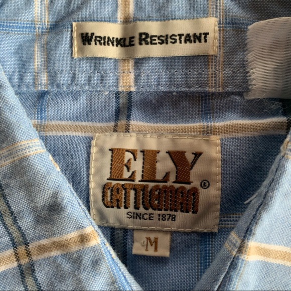 Men’s Vintage Ely Cattleman Pearl Snap Shirt - Picture 7 of 8